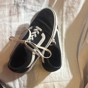 Vans Black and White Women's Sneakers